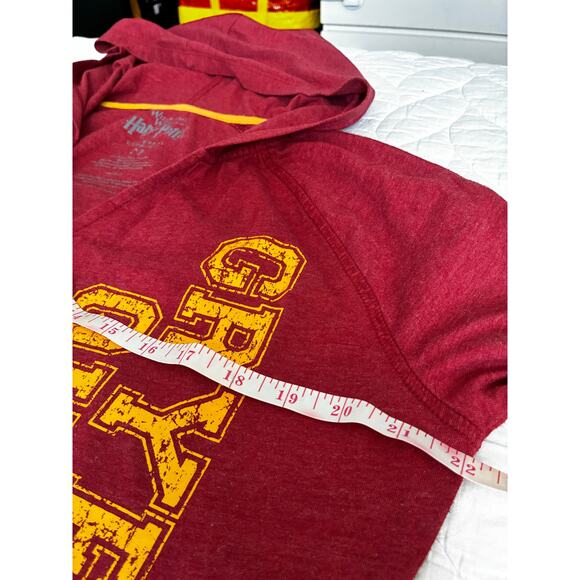Gryffindor Quidditch Universal Studios Harry Potter Long Sleeve Hoodie Shirt Med - Picture 3 of 7